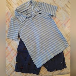 Carter's Polo and Shorts outfit